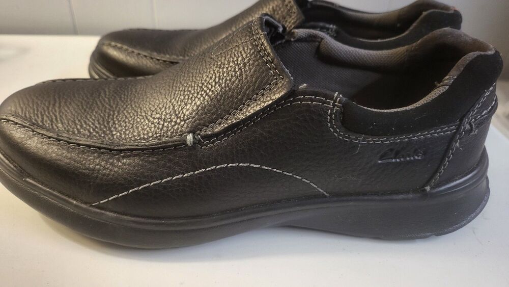 Clarks Collection Men’s Black Slip-On Comfort Shoes Size 9M